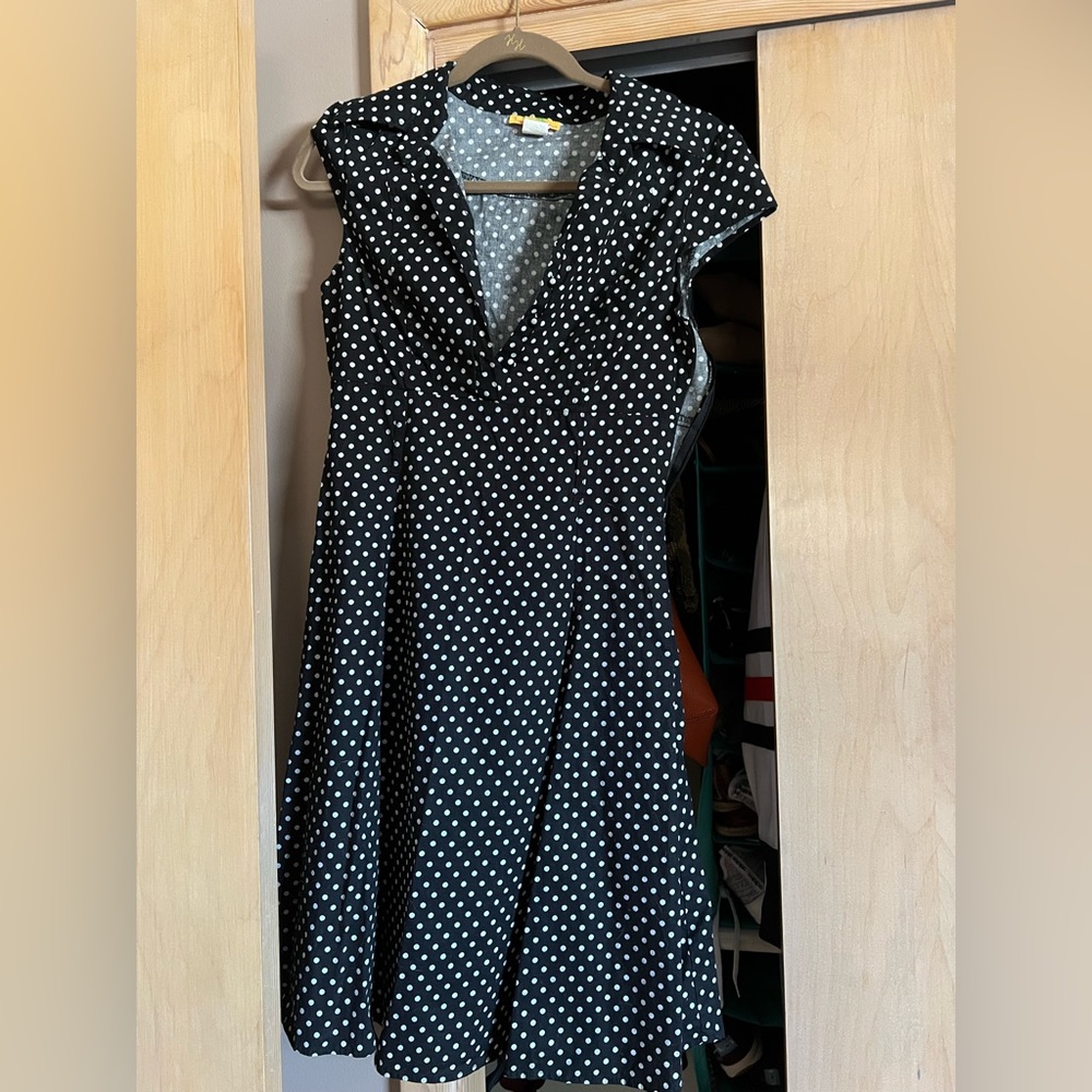 Tropical Wear Polka Dot Dress